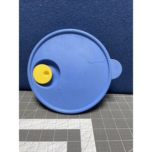 Tupperware Crystalwave Replacement Blue Lid Seal 7.5" 2649B - 1 #2 with Vent